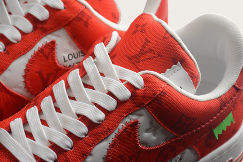 Louis Vuitton x Air Force 1 Low "Red"