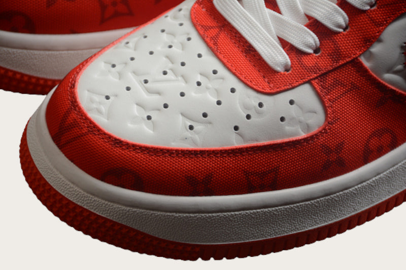 Louis Vuitton x Air Force 1 Low "Red"