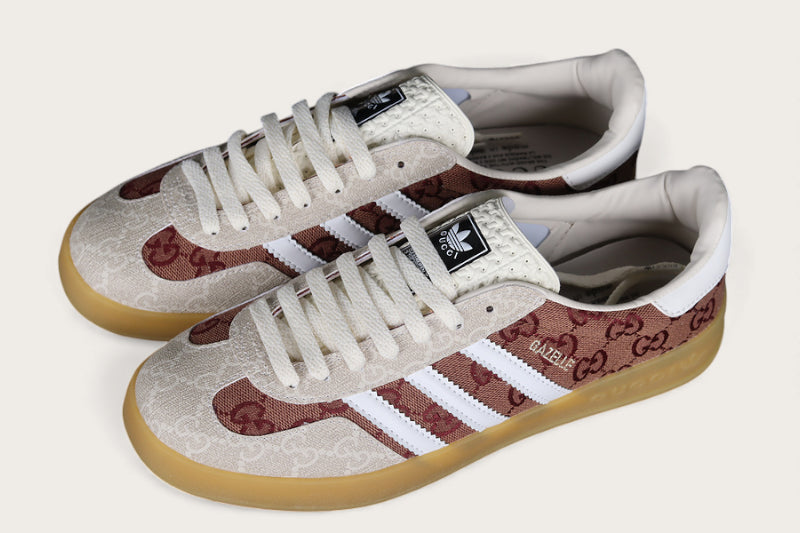 Gazelle Gucci Brown Cloud White