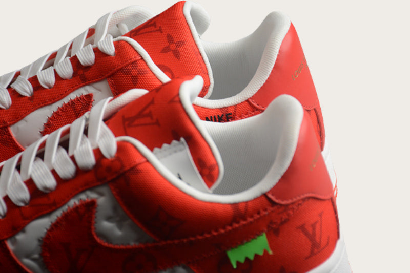 Louis Vuitton x Air Force 1 Low "Red"
