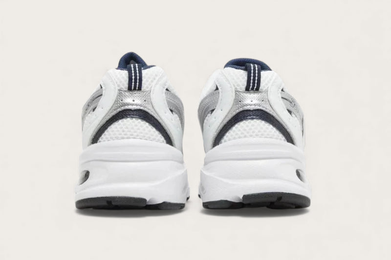New Balance 530 White Silver Navy